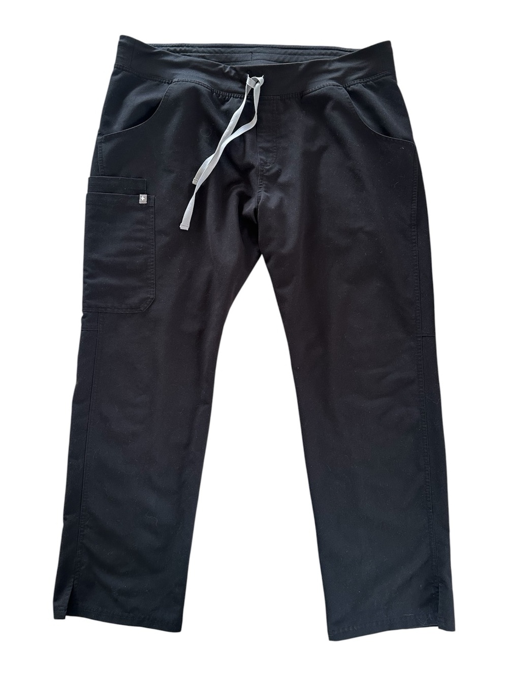 Figs Women’s Kade Straight-Leg Scrub Pant Black Medical Uniform Size XL